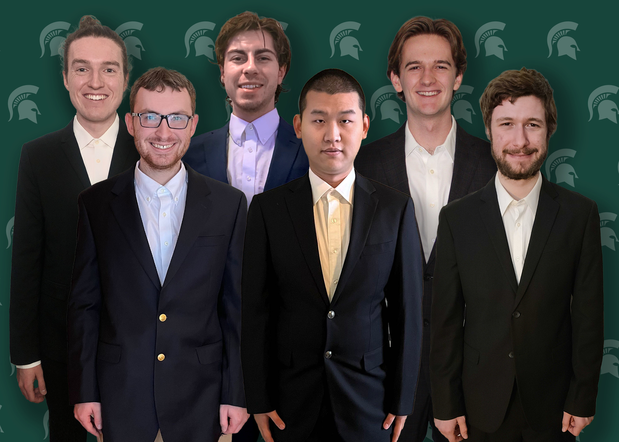 A photo of project authors Jingxian Chen, Andrew Haas, Andrew McDonald, Ben Miller, Jamie Schmidt, and Nathan Woods. Original source: http://www.capstone.cse.msu.edu/2022-01/projects/anthropocene-institute/