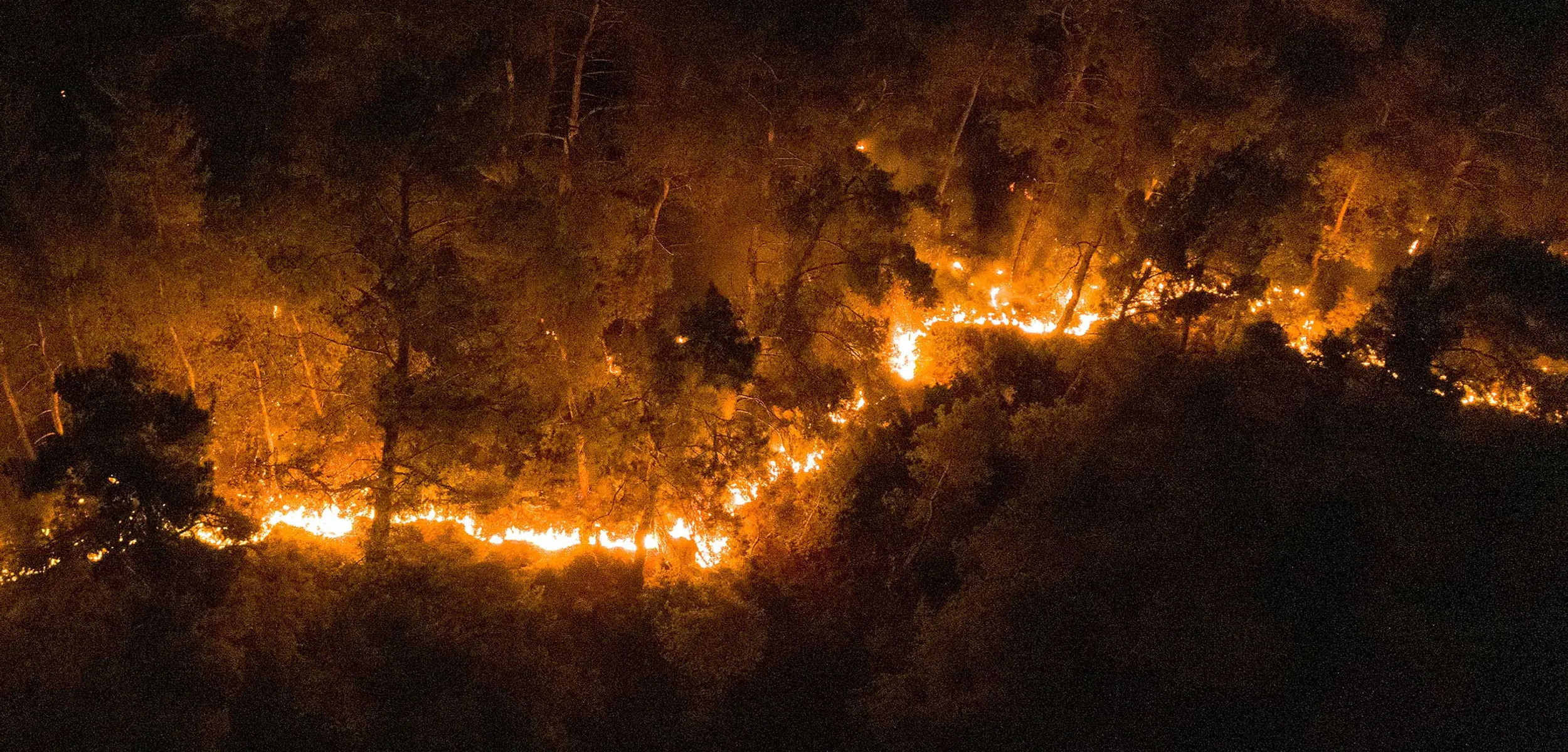 Aerial photo showcasing wave-like nature of fire. Original source: https://spectrum.ieee.org/drones-sensors-wildfire-detection